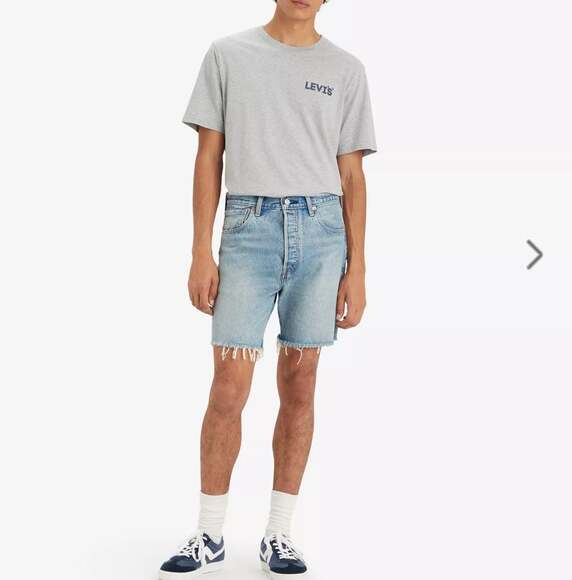 NWOT Levi's 501 '93 Straight Fit Men's Cutoff Shorts size 32 - Picture 1 of 11